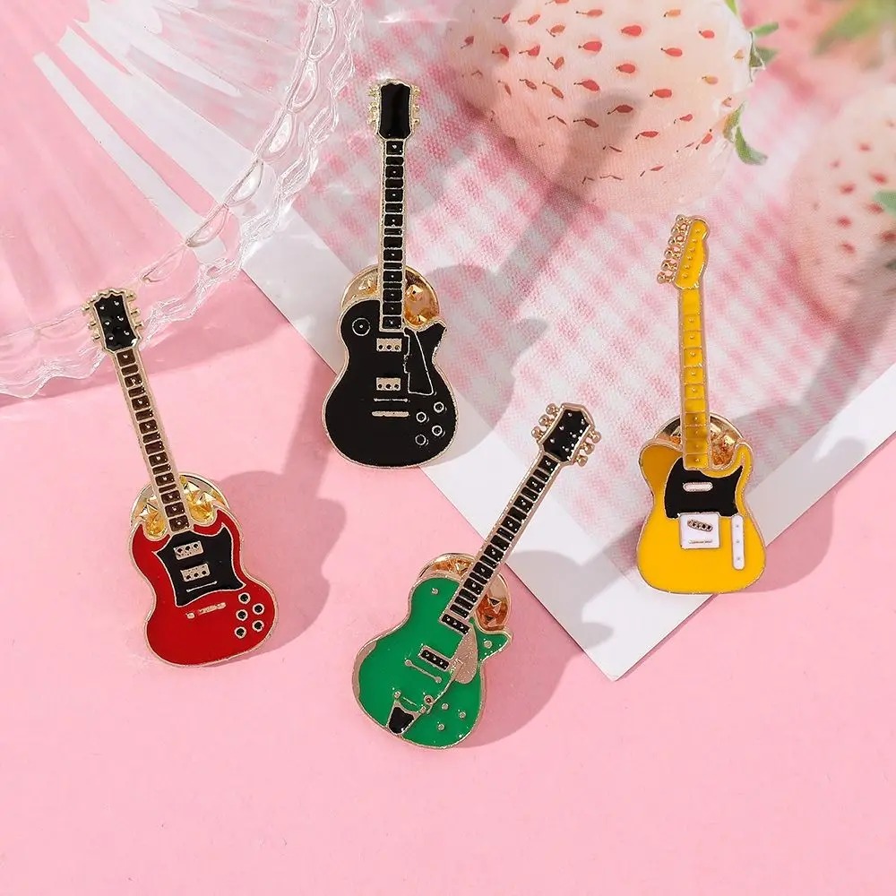Musical Instrument Gif - 1/2/4 adet Vintage Metal emaye gitar