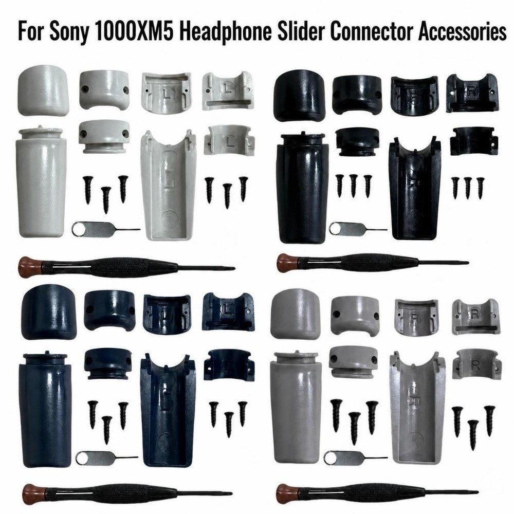 Sony Headphone Wh-1000Xm5 - Plastik Kulaklık Menteşe Tamir Kiti Kol