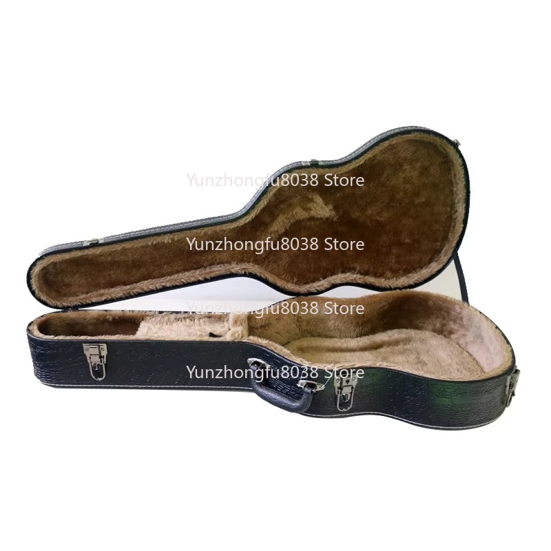 Musical Instrument Gif - 34 İnç Ahşap Gitar Kutusu Dışbükey