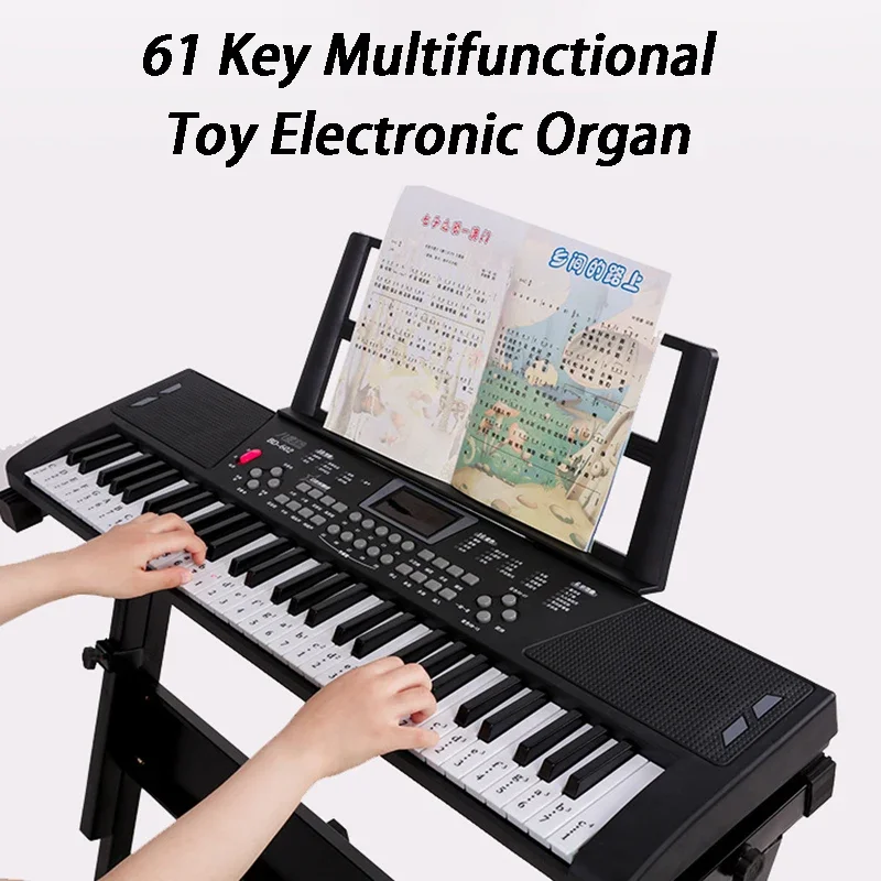 Musical Instrument Tabla - Çocuk Elektronik Org 61-Tuş Taşınabilir Oyuncak