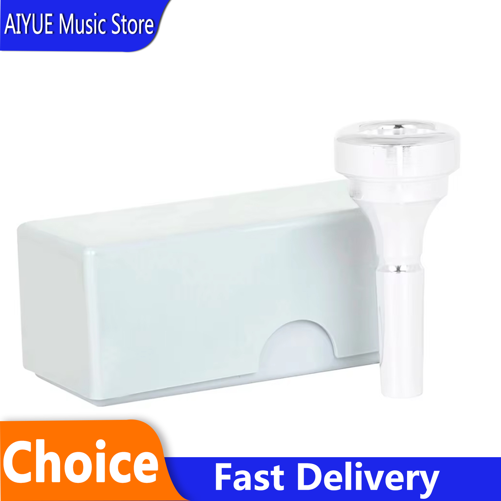 Musical Instrument Cornet - 4B Kornet Ağızlığı Gümüş Kaplama Pirinç