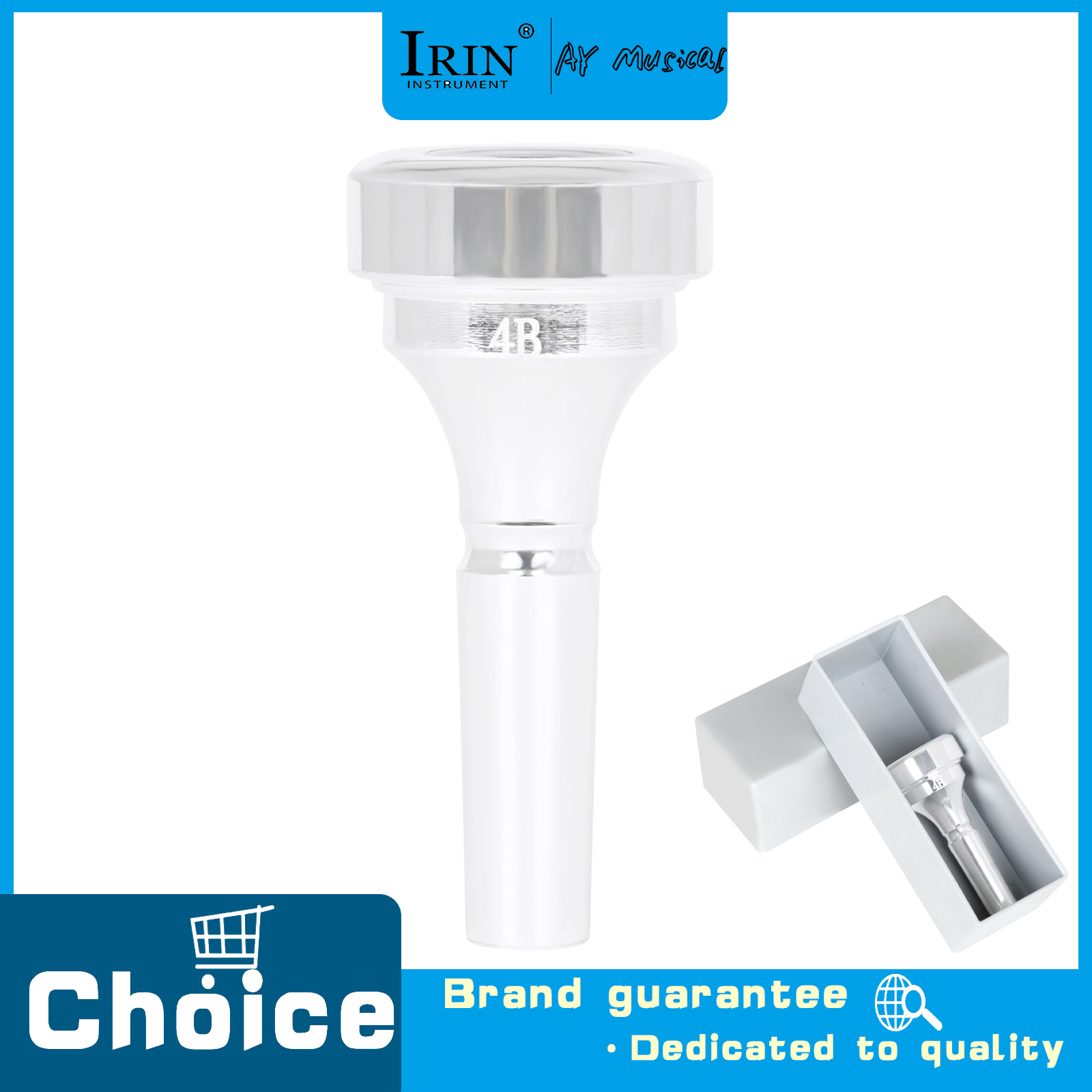 Musical Instrument Cornet - TR-17 Kornet Ağızlığı Pirinç Müzik Aleti