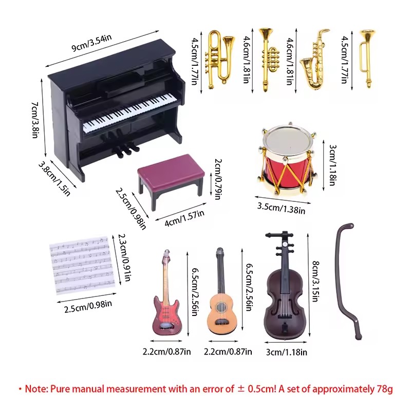 Minyatür Müzik Aletleri Koleks - Musical Instrument Tabla incelemesi ve fiyatı