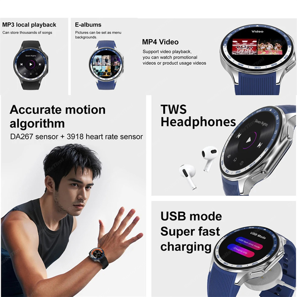 1.43 AMOLED akıllı saat 3D sur - Musical Instrument Japanese incelemesi ve fiyatı