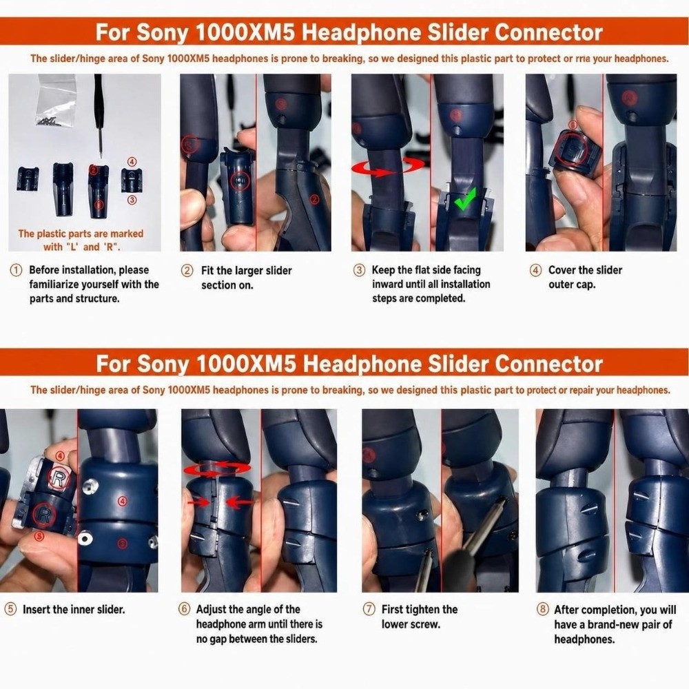 Sony WH 1000XM5 için Plastik K - Sony Headphone Wh-1000Xm5 incelemesi ve fiyatı