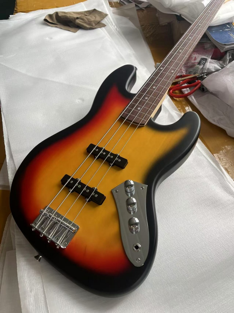 Yüksek kaliteli 4 telli elektr - Bass Guitar Fretless incelemesi ve fiyatı